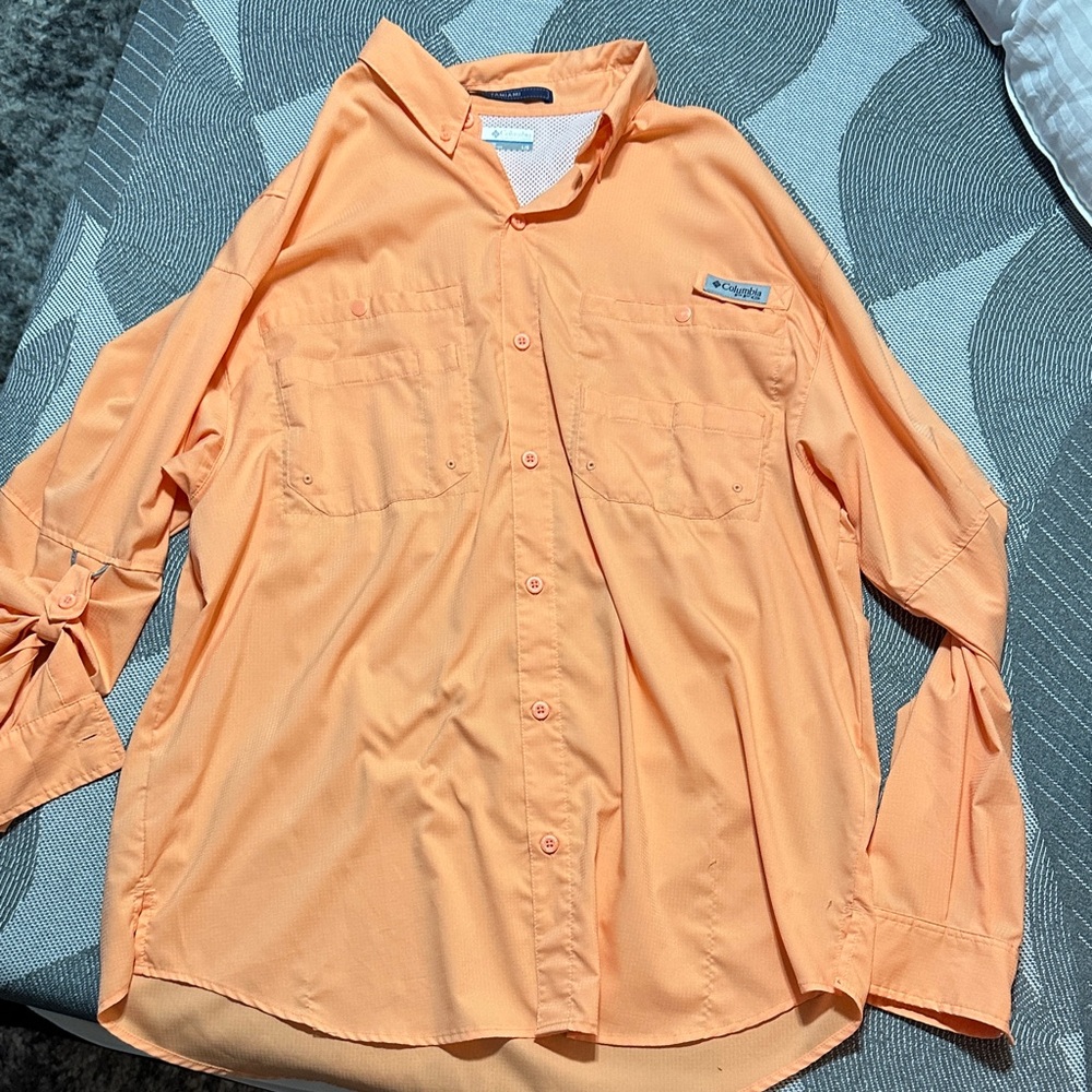 Columbia Peach Long Sleeve Shirt